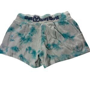 Walt Disney World Tie Dye Shorts for Adults – Blue XS